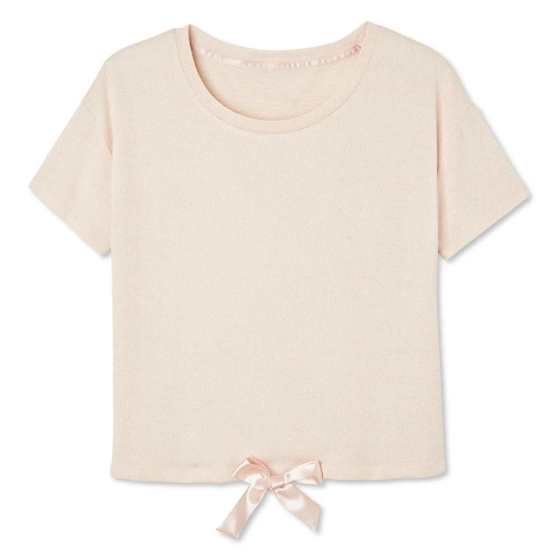 George Women's Tie-Front Pajama Top