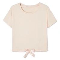 George Women's Tie-Front Pajama Top