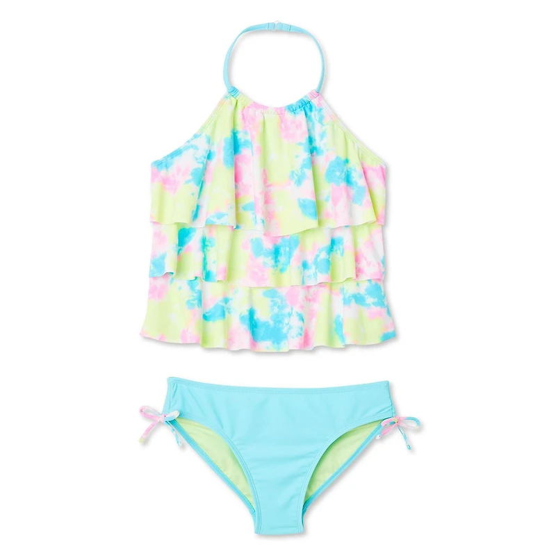 George Girls' Ruffle Tankini 2-Piece Set