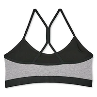 George Girls' Colour Block Sports Bra, Sizes S-XL