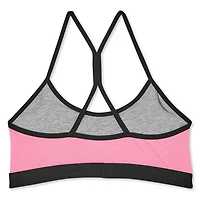 George Girls' Colour Block Sports Bra