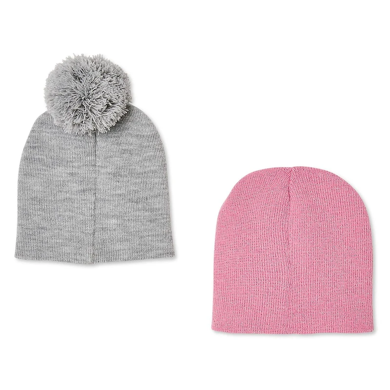 Ensemble 2 tuques en tricot George pour filles