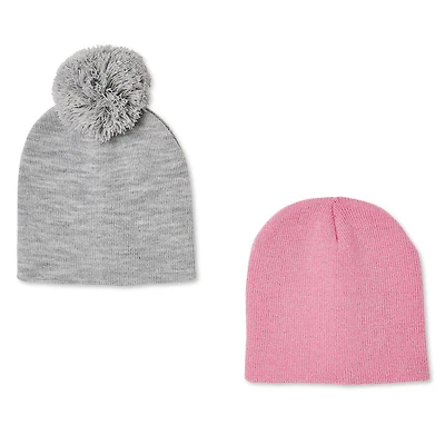 Ensemble 2 tuques en tricot George pour filles