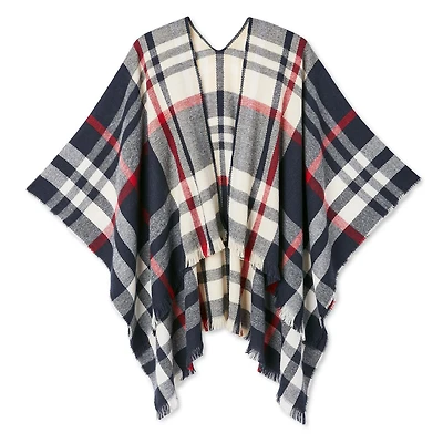 Poncho ruana à motif George pour femmes