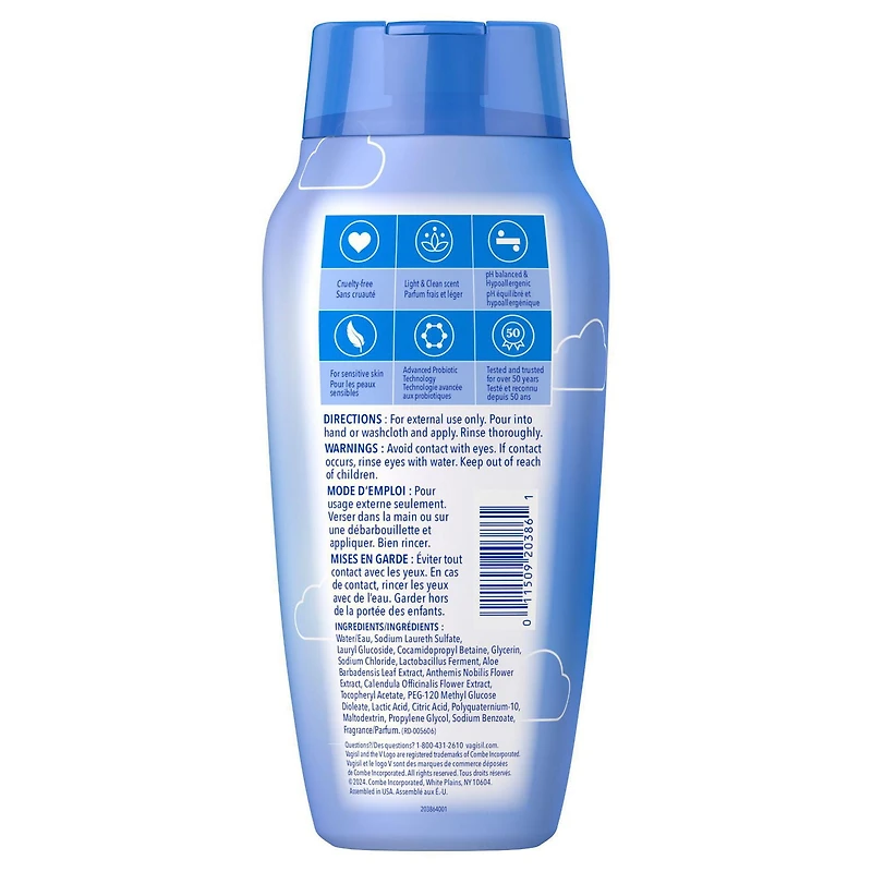 Vagisil Clean Scent Daily Intimate Wash, 360ml
