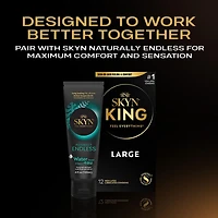 SKYN King Elite Large Non-Latex Lubricated Condoms, 12 Count