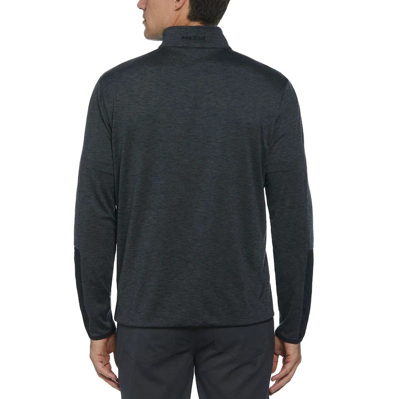 PGA TOUR Veste de Golf à Quart de Zip Knit Pour Hommes