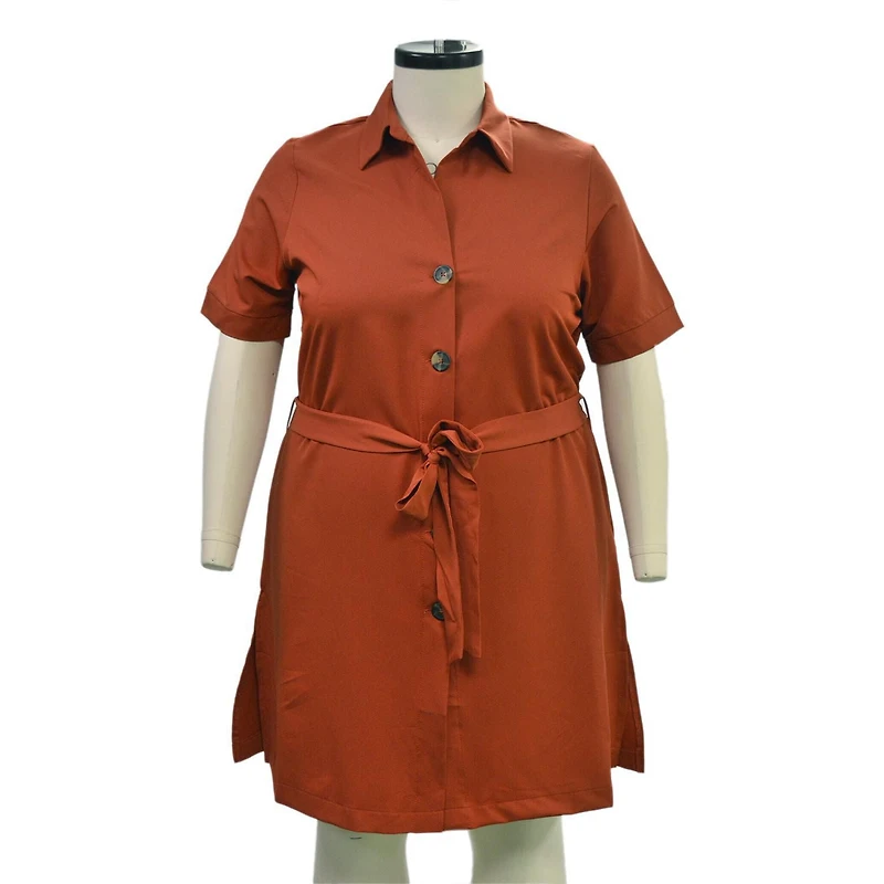 We influence Plus size tunic length top