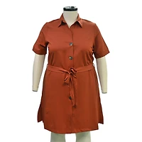 We influence Plus size tunic length top