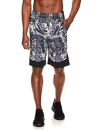 AND1 Men's All Courts Printed Basketball Short