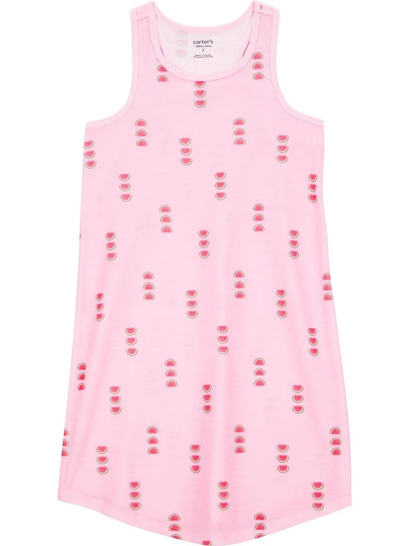 Carter's Child of Mine Kid Girls' Pink Watermelon 3 Piece PJs