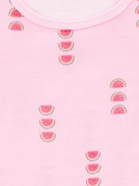 Carter's Child of Mine Kid Girls' Pink Watermelon 3 Piece PJs