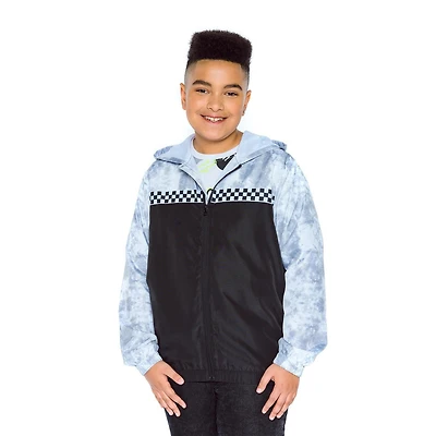 Boys Mini Pop Kids Checker Nylon Jacket