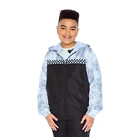 Boys Mini Pop Kids Checker Nylon Jacket