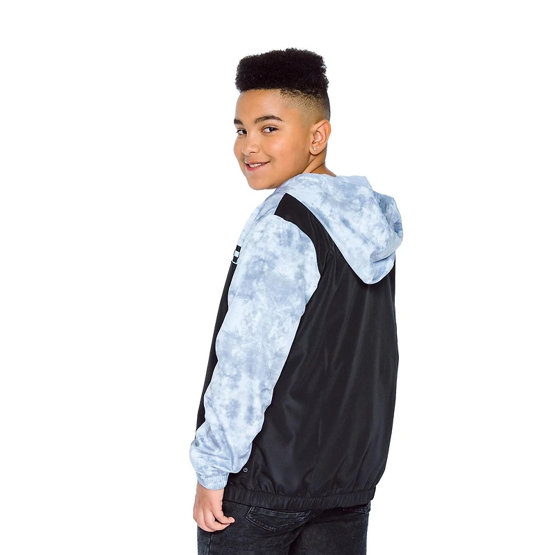 Boys Mini Pop Kids Checker Nylon Jacket