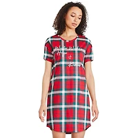 Chemise de nuit à encolure ras du cou George pour femmes Tailles P-TG