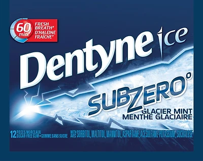 Dentyne Glacier sous Zéro