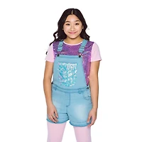 Girls Mini Pop Kids Overall Shorts