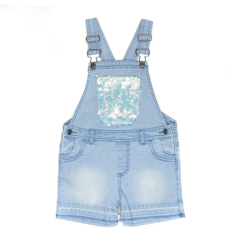 Girls Mini Pop Kids Overall Shorts