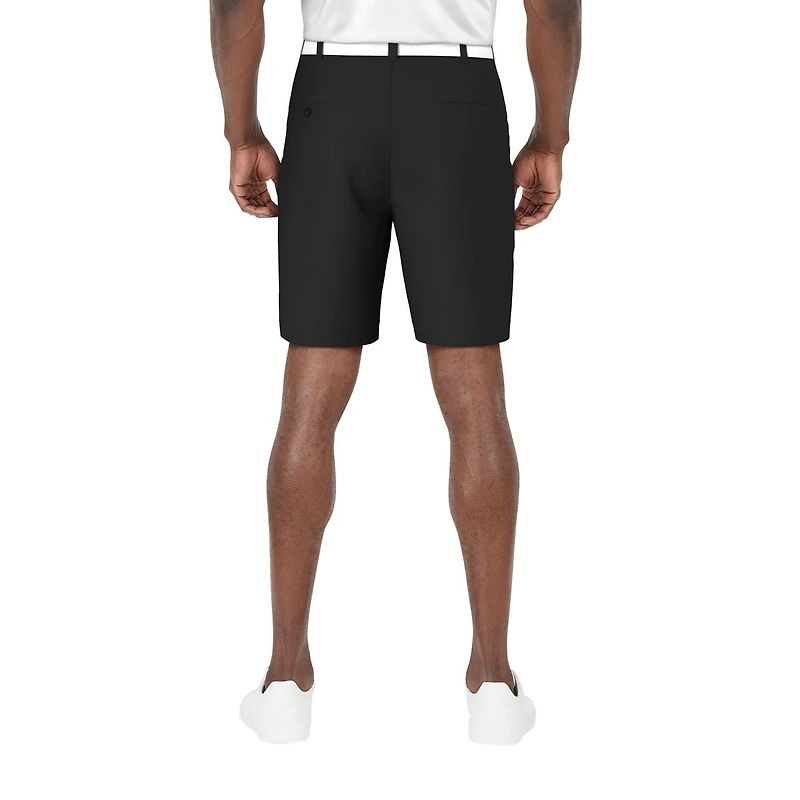 PGA TOUR Course Essentials Men's 8" Flat Front Short with Active Waistband, PGA TOUR Course Essentials Short