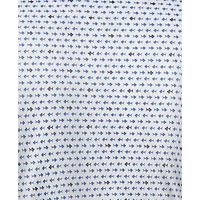 PGA TOUR Course Essentials Men's Striped Fish Print Short Sleeve Polo Shirt