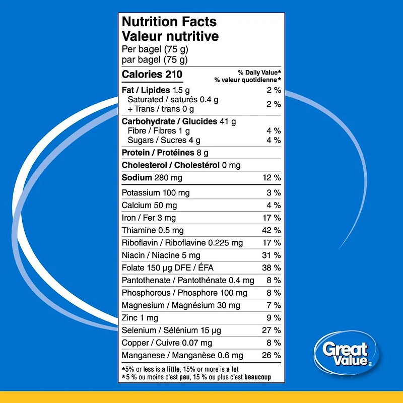 Great Value Original Bagels