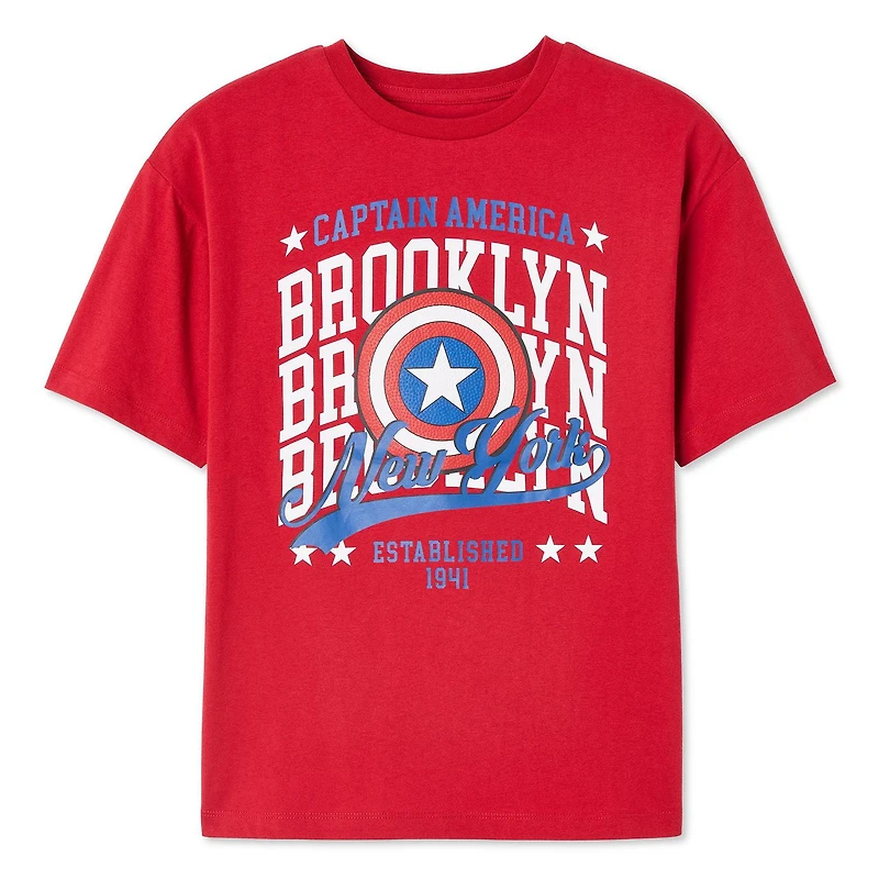 Marvel Boys' Captain America Tee