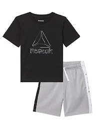 Reebok Toddler 'Limitless" Short Sleeve Tee and Short Set