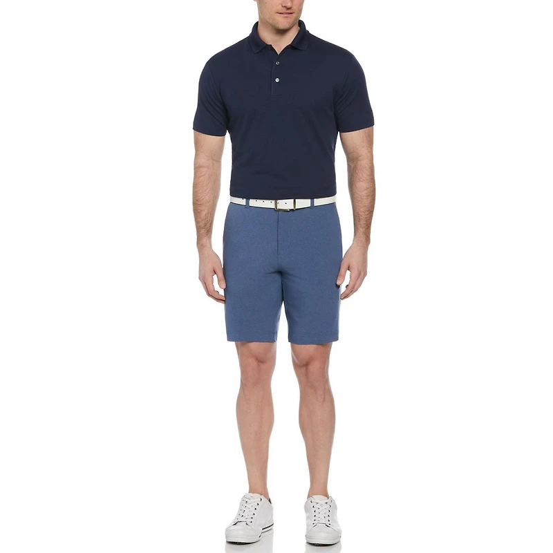 Ben Hogan Men's Stretch Heather 9" Golf Shorts with Active Waistband