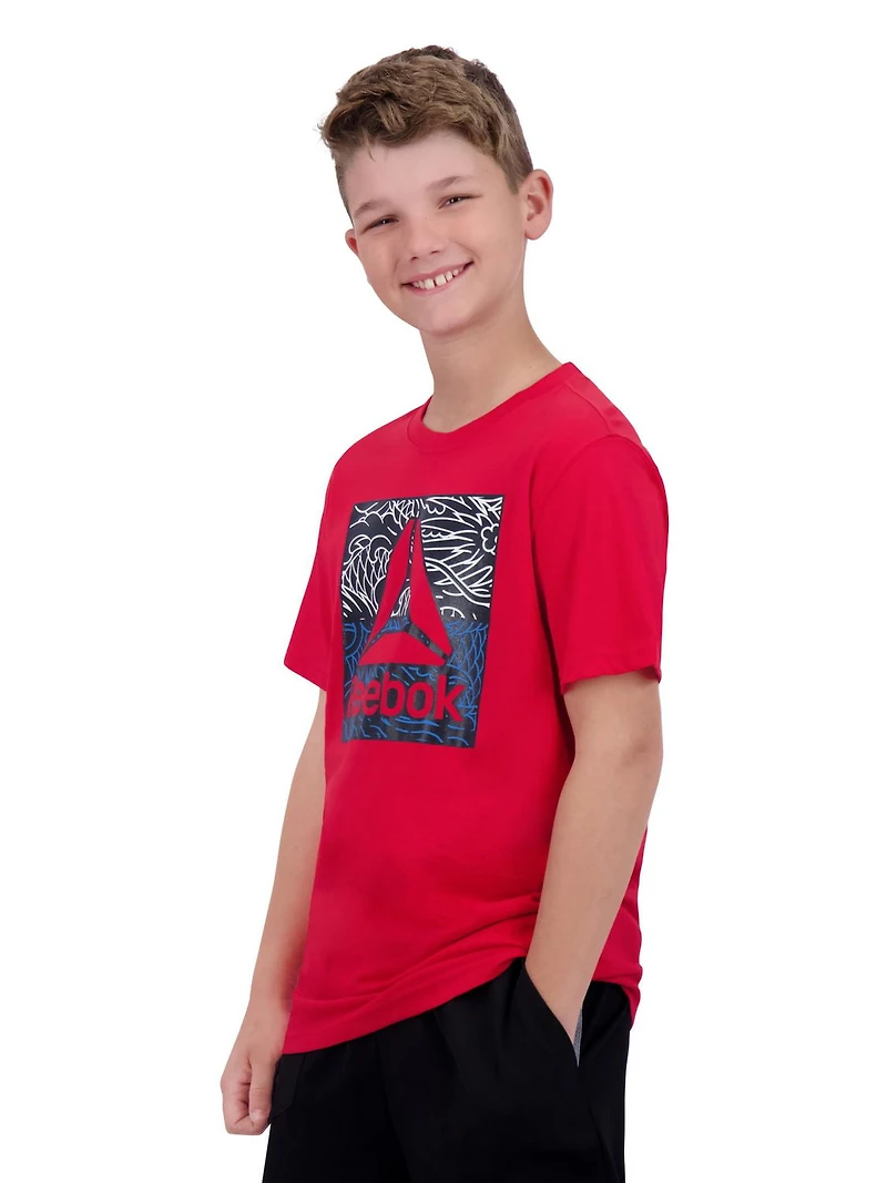 Reebok T-shirt graphique à manches courtes Ryu pour garçon