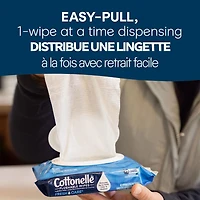 Cottonelle Flushable Wet Wipes - 4 Flip-Top Packs, 42 Flushable Wipes per pack, 168 Total Flushable Wipes, 4 Flip Top Pk, 168 Wipes