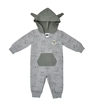 Star Wars Bébé Yoda combinaison à capuche en mouletton pour garçons