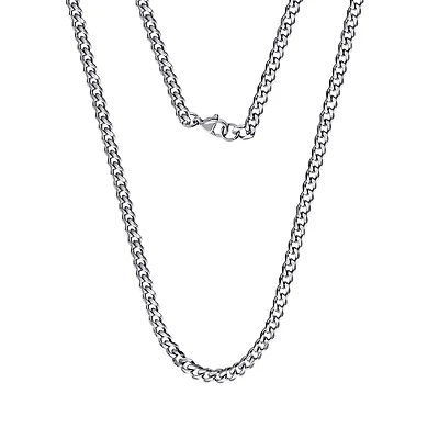 Designs for Him Stainless Steel Curb 5mm Chain