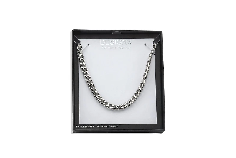 Designs for Lui chaîne gourmette en Acier Inoxydable 5 mm