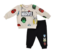 Marvel Heroes ensemble de pantalon jogger en molleton pour garçons