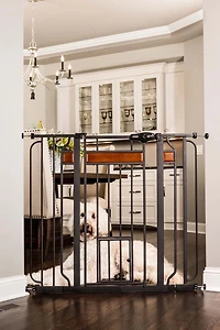 Carlson Pet Products Home Design Extra Tall Gate with Small Pet Door
