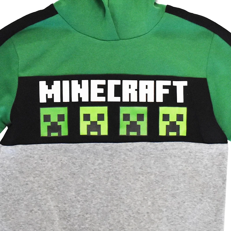 Sweat à capuche à manches longues Minecraft Four Creepers pour garçon