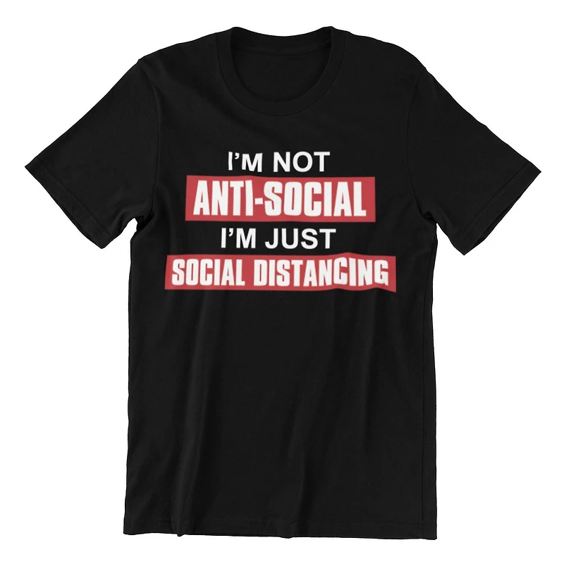 Anti-Social Men's Short Sleeve Crew neck Tee-Shirt