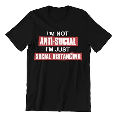 Anti-Social Men's Short Sleeve Crew neck Tee-Shirt