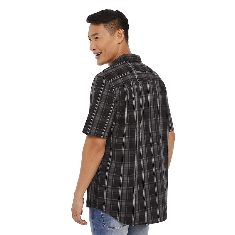 George Men's Plus short Sleeve Woven Shirt