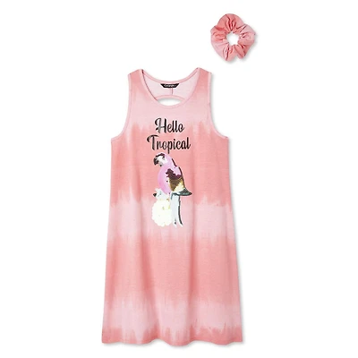 Robe teinte par nouage George pour filles