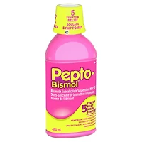 Pepto Bismol liquide pour soulager la nausée, les brûlures d’estomac, l’indigestion, les malaises gastriques et la diarrhée, saveur originale 480 ml