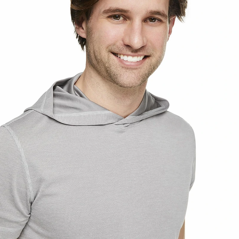T-shirt à manches courtes avec capuchon Athletic Works pour hommes