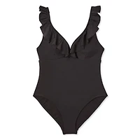 George Women's Ruffle Swimsuit 1-Piece