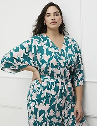 ELOQUII Elements Combinaison à Manches Kimono Grande Taille Pour Femmes
