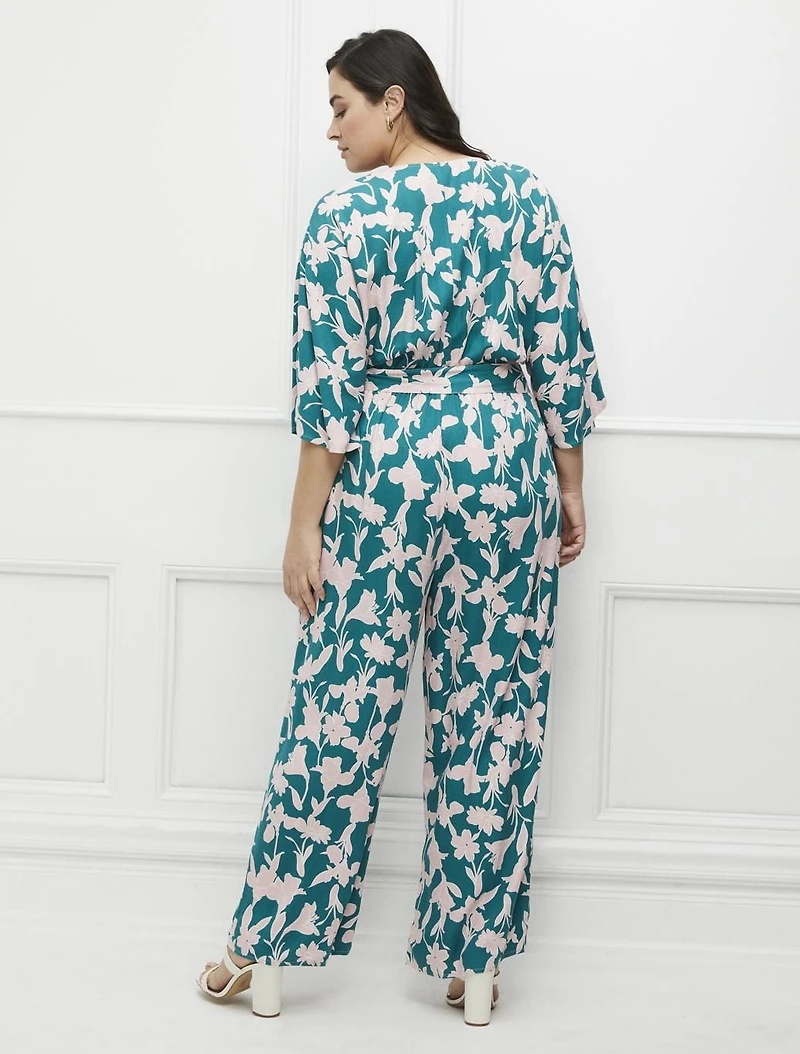 ELOQUII Elements Combinaison à Manches Kimono Grande Taille Pour Femmes