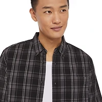 George Men's Plus short Sleeve Woven Shirt