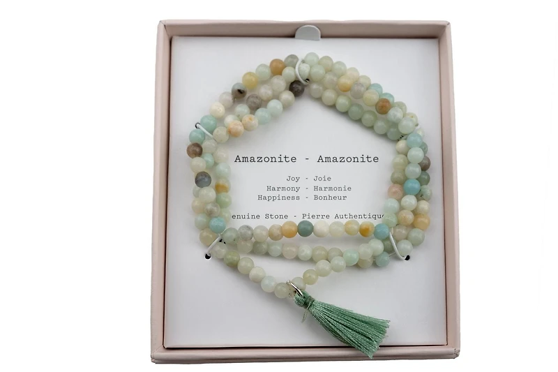 Luxury Designs Healing Stone Amazonite bead bracelet