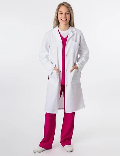 Greentown Canada Scrubs 4500 Blouse de laboratoire blanche unisexe