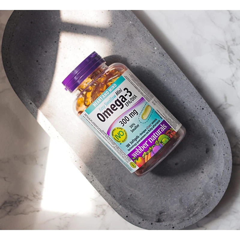 Webber Naturals® Omega-3 Mini Easy Swallow, 300 mg